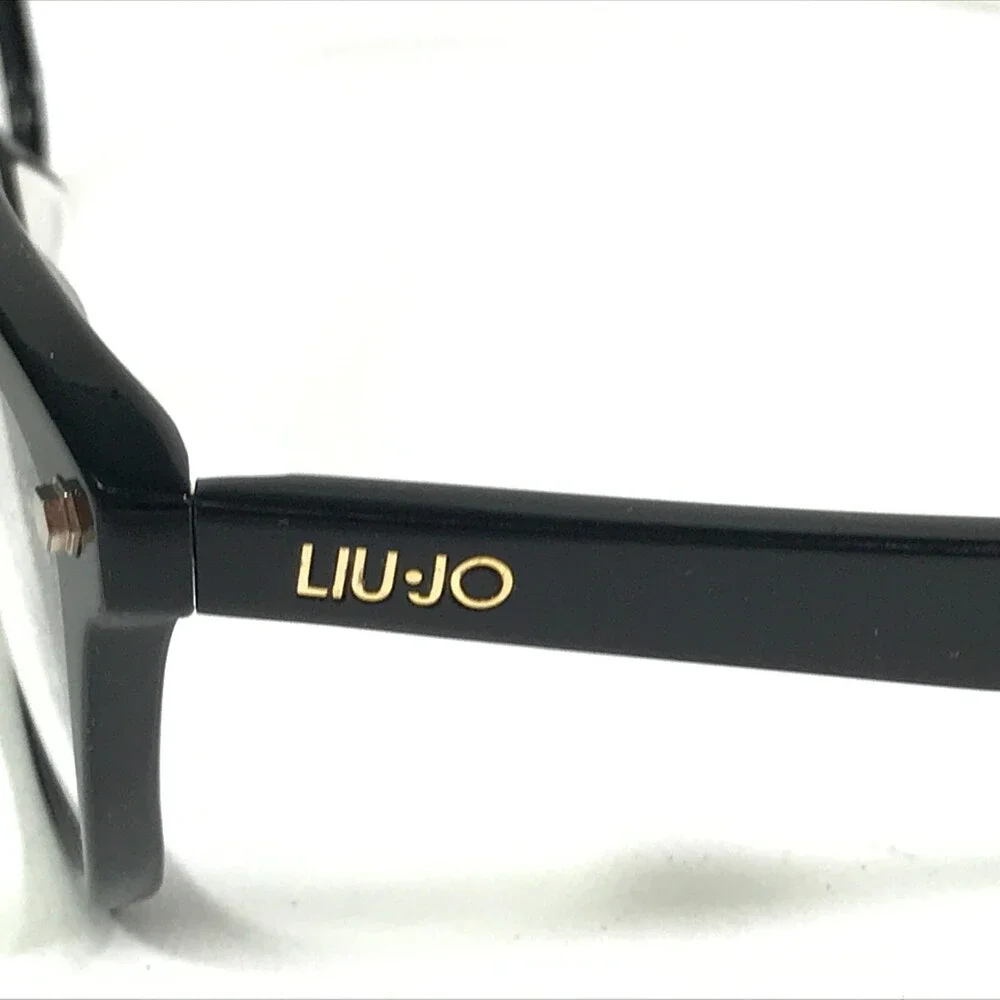 Liu Jo LJ2616 001 Eyeglasses Frames Polished Black Cat Eye Full Rim 52-16-135